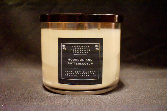 Bourbon and Butterscotch 3-Wick Candle