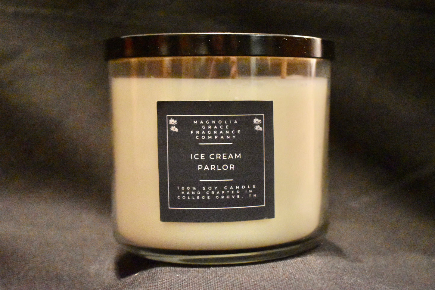 Ice Cream Parlor 3-Wick Soy Candle