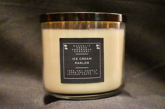 Ice Cream Parlor 3-Wick Soy Candle