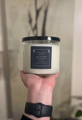 You had me at Merlot 3-Wick Soy Candle