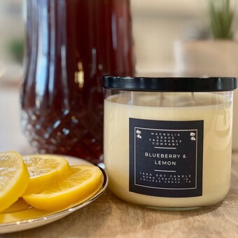 Blueberry and Lemon 3-Wick Soy Candle